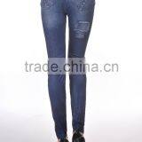 Beautiful Jean Printed High Fashion New Style Wholesale Leggings Supplier India thumbnail-3