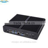 Intel H87 Industrial Fanless PC Intel Pentium Dual Core G3220 3.0Ghz CPU VGA Display X86 Fanless PC