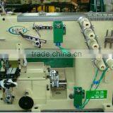 Industrial stitching machine for making nylon zipper