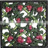 Rectangular Leaves Shape Cast Iron Trivets