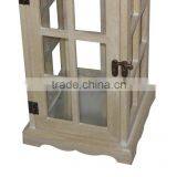 Brown Wooden Lanterns Black Top Iron Popular Styles thumbnail-4