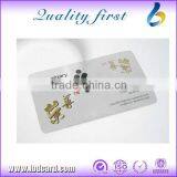 Transparent Name Card With Silver Stamping