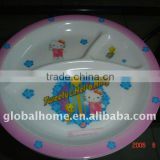 melamine divided plate