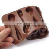 3D Silicone Baking Mould Spoon Chocolate Biscuit Candy Jelly Decorating Mold thumbnail-2
