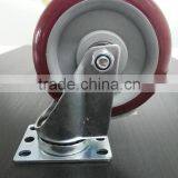 JY-502|Wholesale Double Axle PVC Caster|Chrome Plated Caster no Brake thumbnail-3