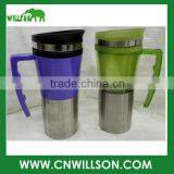 High Quality Stainless Steel Coffee Mug, Insulated Coffee Mug With Handle and Lid thumbnail-2