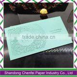 New Design Creative Printable Laser Cut Wedding Invitation Metal Card thumbnail-4