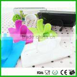 Smart Phone Wallet Sticky Silicone Mobile Card Holder With Slap Stand thumbnail-4