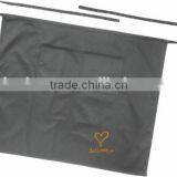 Black Canvas Bar Long Waist Apron thumbnail-6