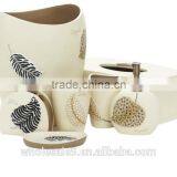 7 Pcs Resin Elegant Bathrooom Accessories Set, Wedding Gift thumbnail-2