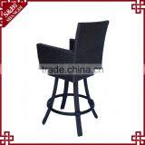 High Quality Modern Cheap Resin Wicker Woven Used Bar Stools thumbnail-3