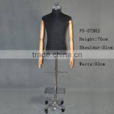Fashion New Adjustalble Suit Wooden Arms Fabric Male Mannequins Dress Form thumbnail-1