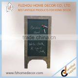 Top Selling Antique Wood Standing Magnetic Double Side Chalkboard in Good Quality thumbnail-3