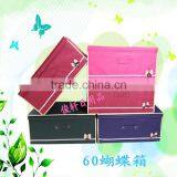 N494 Household Non Woven Box Foldable Bowknot Polka Dot Storage Box thumbnail-1