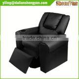 Black Kids Padded PU Leather Recliner Chair thumbnail-2
