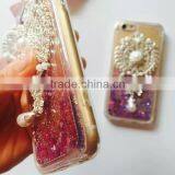 Bling Bling Glitter Floating Star Quicksand Brooch Clear Tpu Phone Case for Iphone 6 thumbnail-6
