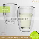 Reusable Double Wall Clear / Color Borosilicate Espresso Cups thumbnail-2