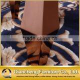 Luxury Middle East Golden Stainless Steel Marble Dining Table thumbnail-5