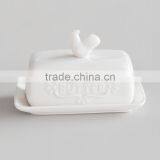 Ceramic Butter Dish With Decal Printing, Butter Dish With Decoration, Rooster thumbnail-3