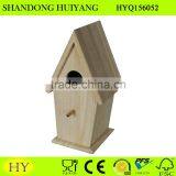 Cheap Custom New Unfinished Wooden Bird House Wholesale thumbnail-1