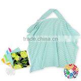 Hot Pink White Dots With Bags Baby Mum Breastfeeding Nursing Poncho Cover Up Udder Covers Cotton Blanket Shawl thumbnail-4