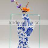 Wholesale Customized Chinese Classic Style Perspex Plexiglass Acrylic Flower Vase thumbnail-3