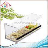 Unbreakable Clear Acrylic Window Bird Feeder