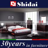Contemporary Bedroom 1pc Double Bed MDF Wenge Finish B511