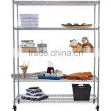 2017 Hot Selling Metal Storage Rack Display Stand With Wheels thumbnail-2