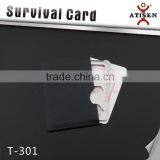 Cheap Stainless Steel Multi-functional Survival Card thumbnail-2