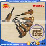 Hand Wood Carving Chisel Set 6 Piece Gouge Woodworking Cut Craft Sculpture Carpenter Tool thumbnail-5