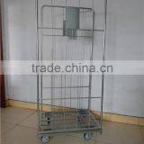 2 Wall Folding Metal Roll Container/roll Cage