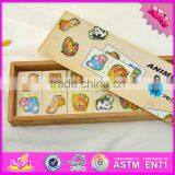 2016 Top Fashion Educational Kids Wooden Domino Brick W15A061 thumbnail-4