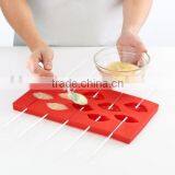 Pop Kiss Biscuit Chocolate Mold Lip Shaped Lollipops Silicone Form thumbnail-4