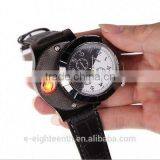 New Men's Watch USB Electronic Battery Flameless Cigarette Lighter Wrist Watch thumbnail-1