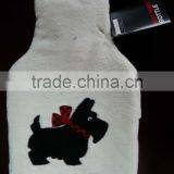 Round Design PVC Hot Water Bottle With Knitted Cover thumbnail-4