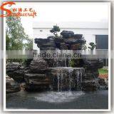 Fiberglass Indoor Water Fountain Garden With Buddha for Home Decoration thumbnail-4