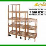 Cheap Wood Bamboo Living Room Storage Rack Book Display Rack thumbnail-1