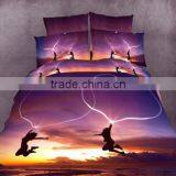 Digital Printing Bed Skirt,European Cotton Bed Skirt,home Use British Style Cotton Bed Skirt thumbnail-3