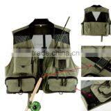 Black High Visibility Safety Vest Fishing Safety Vest thumbnail-3
