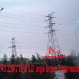 MEGATRO 220KV 2E10 SJ2 Angle Tension Transmission Tower thumbnail-2