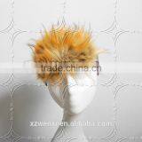 2015 Europe Style Knitting Faux Fur Lady Head Decorative Hat Faux Fur Cap for Woman thumbnail-6