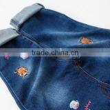 Korean Children's Clothing Wholesale Embroidery Sun Coffee Animal Casual Denim Trousers thumbnail-3