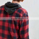 Custom Long Sleeve Check Shirts for Men Italian Style Linen Mens Shirts Designer thumbnail-5