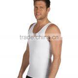 2017 Character Plain White Patterns Summer Mens Knitted Vest Men Gym Wear thumbnail-2
