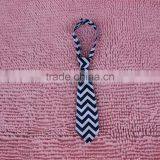 China Manufacturer Wholesale Navy Blue White Boy Chevron Bow Tie Baby Tie thumbnail-1
