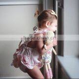Lovely One Piece Clothes Pink Cotton Bubble Cotton Baby Rompers Wholesale thumbnail-5