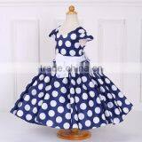 Children Frocks Designs Elegant Summer Dresses Printed Kids Girls Dresses L616 thumbnail-2