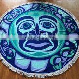 Watermelon Microfiber Printed Round Beach Towel thumbnail-2