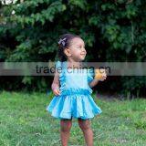 Adjustable Straps Floral Pinafore Baby Dress Girls Soft Baby Wear Clothes thumbnail-5